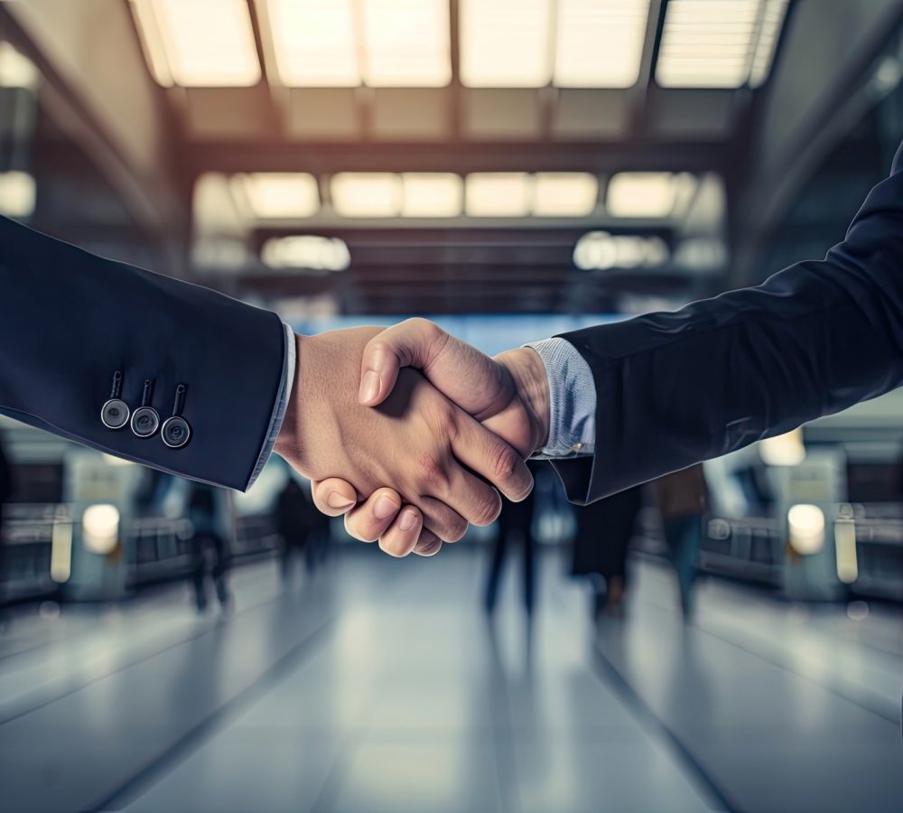 handshake for working concept